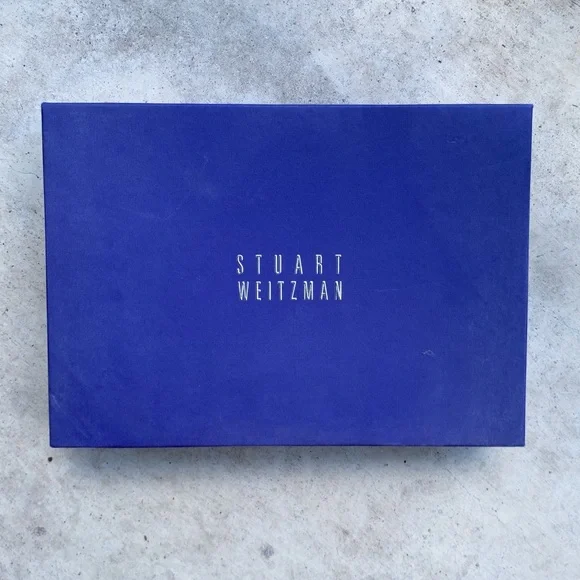 Stuart Weitzman Gladiator Sandals Black Leather With Box - 8.5 - Picture 12 of 16